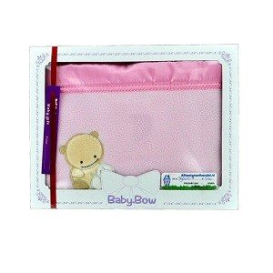 MANTA DE FLEECE BABY BOW - ROSA