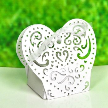 Caixinhas de Casamento Cortadas a Laser para Lembranças (12 un.)