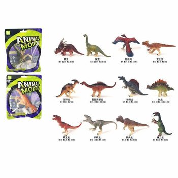 Figuras de Dinossauros Sortidas em Saco de Oferta (12 un.)