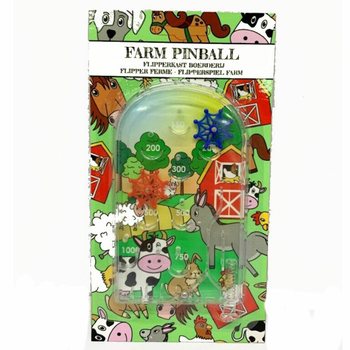 Jogo de Pinball Animais da Quinta em Cartão