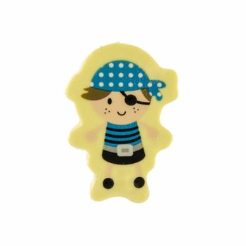 Conjunto de Borrachas Figuras Piratas - 2 Pe&ccedil;as em Display