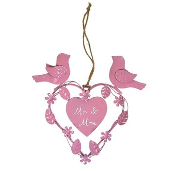PENDENTE DECORATIVO - MODELO: MR & MRS (6 unid.)