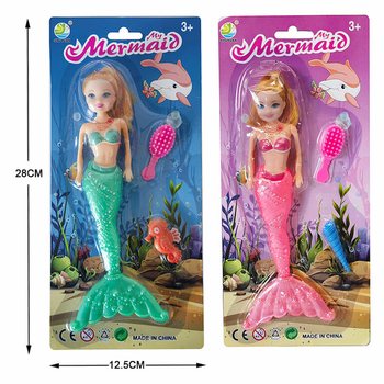 Boneca Sereia em Cart&atilde;o (6 un.)