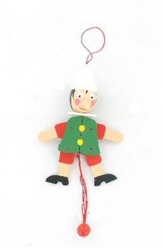 Boneco de Saltos Pinóquio em Madeira - Jumping Jack (4 unid.)
