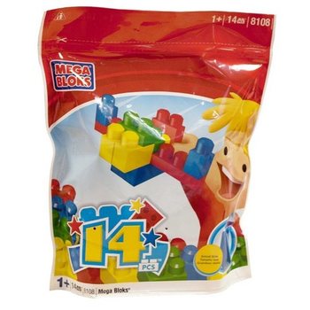 Mega Bloks 8108 - Saco de Blocos de Construção Grandes (14 peças)