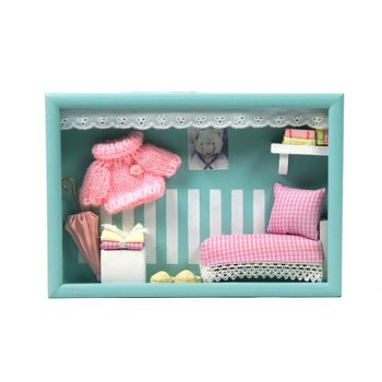 Decoração de Parede 3D em Madeira para Quarto de Criança - Modelo 3 (6 un.)