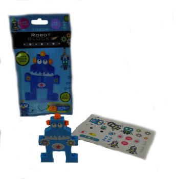 BLOCOS DE CONSTRU  O BRICKS - ROBOT BLOCKS (36 unid.)