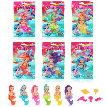 BONECA DE SEREIA MERMAID EM SACO DE PRESENTE - CORES MIX (24 un.)