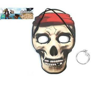 MÁSCARA DE PIRATA COM BRINCO (24 unid.)