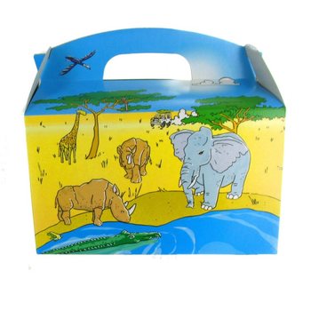Caixa de Menu Infantil - SAFARI (50 un.)