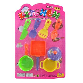CONJUNTO DE COZINHA EM CARTÃO (4 pcs)