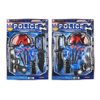 Set de Jogo de Pol&iacute;cia com &Oacute;culos e Pistola de Ventosas (6 un.)