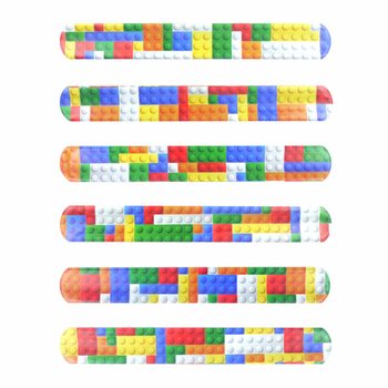PULSEIRA SLAP - BLOCOS DE CONSTRUÇÃO BRICKS (120 un.)
