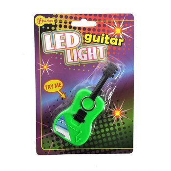 PORTA-CHAVES GUITARRA LANTERNA NO CARTÃO (24 un.)