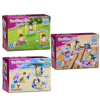 BLOCOS DE CONSTRUÇÃO BRICKS - SÉRIE MENINAS (24 un.)