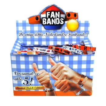 ***PECHINCHA*** PULSEIRAS FAN HOLANDA EM EXPOSITOR (160 unid.)