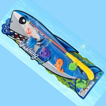 JOGO DE PESCA MAGN&Eacute;TICO EM CART&Atilde;O - 16x53x3,5 cm (12 unid.)