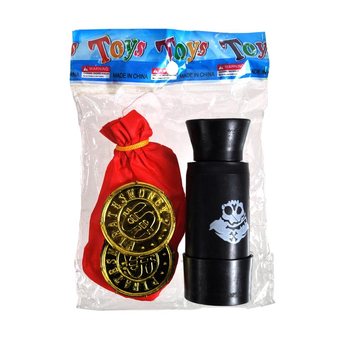 Set de brincar pirata de 4 peças (12 un.)