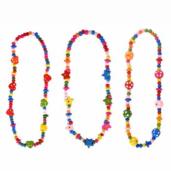 Colar de Madeira para Crian&ccedil;as em Display (48 un.)