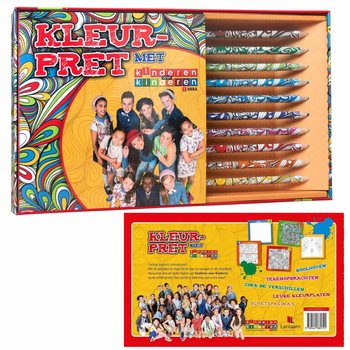 KINDEREN VOOR KINDEREN - Conjunto de Colorir e Desenhar (6 unid.)