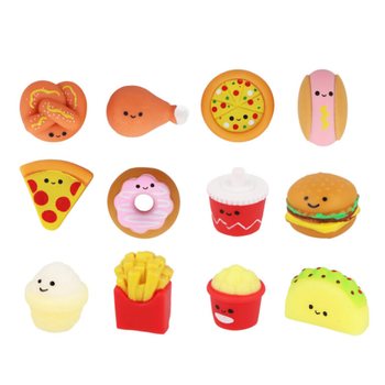 Squishy Fast Food para T&ocirc;mbola - Figuras em Display (60 un.)
