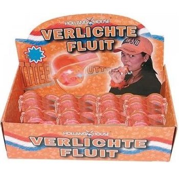 Apito Cor-de-Laranja Grande com Luz em Display (24 un.)