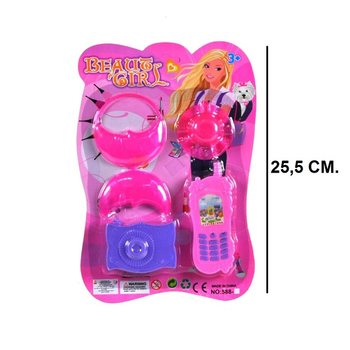 Conjunto de Beleza Beauty Girl em Cartão (6 un.)
