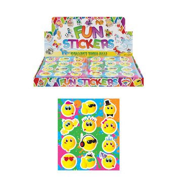 AUTOCOLANTES DIVERTIDOS – MODELO: SMILEYS (120 unid.)