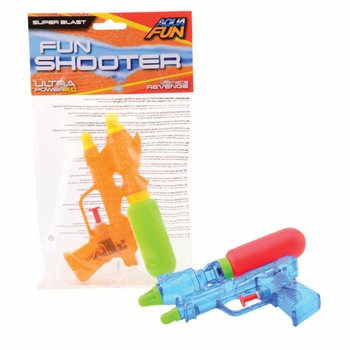 AQUA FUN - PISTOLAS DE ÁGUA, 16 Cm. - CARTÃO HEADER (12 un.)