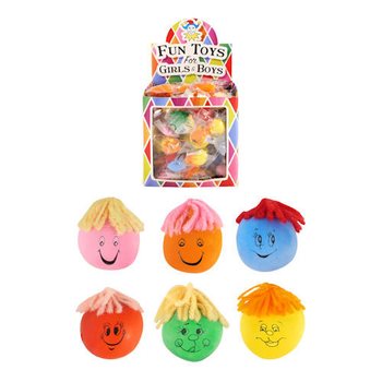 BOLAS MALEÁVEIS COM CARAS EM DISPLAY (84 un)
