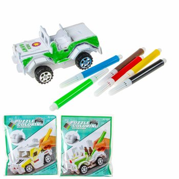 Puzzle 3D Constrói e Colore o Teu Próprio Carro (12 un.)