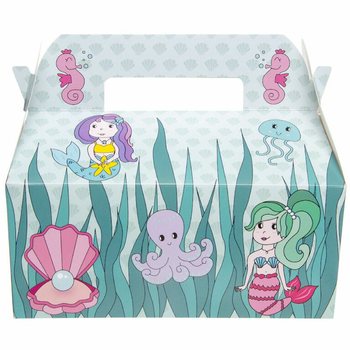 Caixa de Menu Infantil Sereia - 22,5 x 12 x 9,5 cm (24 un.)