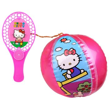 Jogo de Raquete com Bola Elástica Hello Kitty (12 un.)