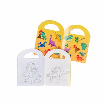 Livros de Colorir Dinossauros com Autocolantes (48 unidades)