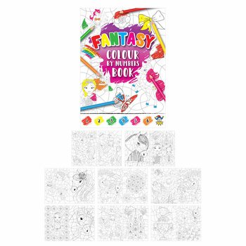 Livro de Colorir por Números para Meninas (48 un.)
