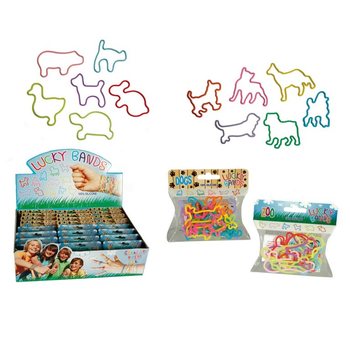 ***PREÇO BAIXO*** PULSEIRAS LUCKY BANDS PARA CRIANÇAS - ANIMAIS (24 unid.)