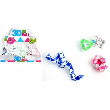 Bola 3D Puzzle 'Faz a tua própria serpente' em Display (24 un.)