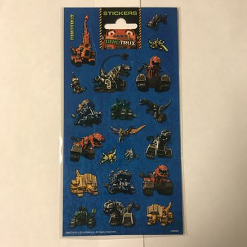 AUTOCOLANTES: DINOTRUX, Dim. 20 x 10 cm (10 unid.)