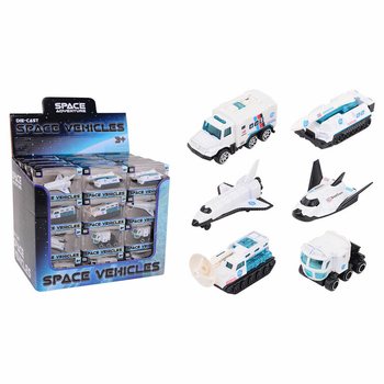 DIE CAST - AVENTURA ESPACIAL - VEÍCULOS ESPACIAIS, escala 1:64 - EM DISPLAY (48 un.)