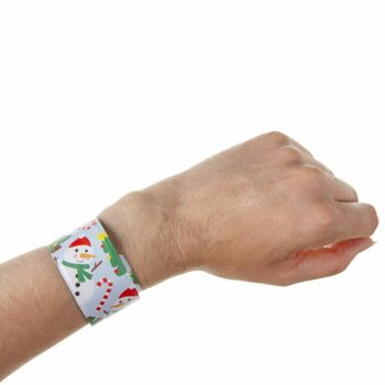 Pulseiras Slap de Natal - Mix (36 unidades)