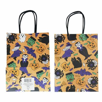 Sacos de Presente Halloween em Papel 16x9x22 cm (12 unid.)