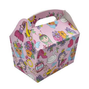 CAIXA DE MENU MODELO: PRINCES - Dim. 18.5x12x19 CM - FOODBOX - KIDSBOX (24 un.)