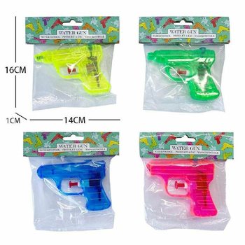 Pistolas de &aacute;gua, 10 cm - Mix de Cores (36 unidades)