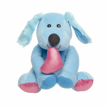 C&Atilde;O DE PELUCHE COM CORA&Ccedil;&Atilde;O - 17 CM - CORES MIX (12 un.)