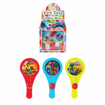 Jogo Paddle Bat Super-heróis - Display (96 unidades)