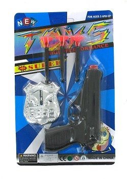 Set de Polícia em Cartão (10 unid.)