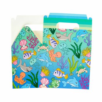 Caixas de Menu / Caixas de Brindes Animais Marinhos (12 un)