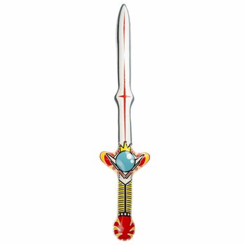 Espada de Cavaleiro Insufl&aacute;vel Grande, 80cm (12 unidades)
