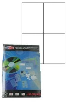 Etiquetas Autocolantes para Impressora (100 Folhas)