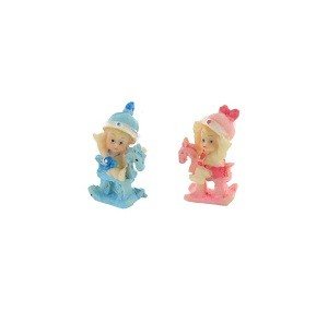 Decoração Bebé em Cavalo de Balanço 5 cm (24 un.)